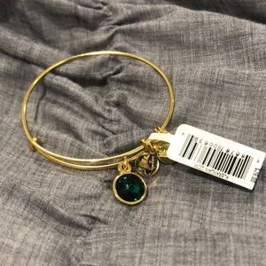 Emerald May Birthstone Bangle